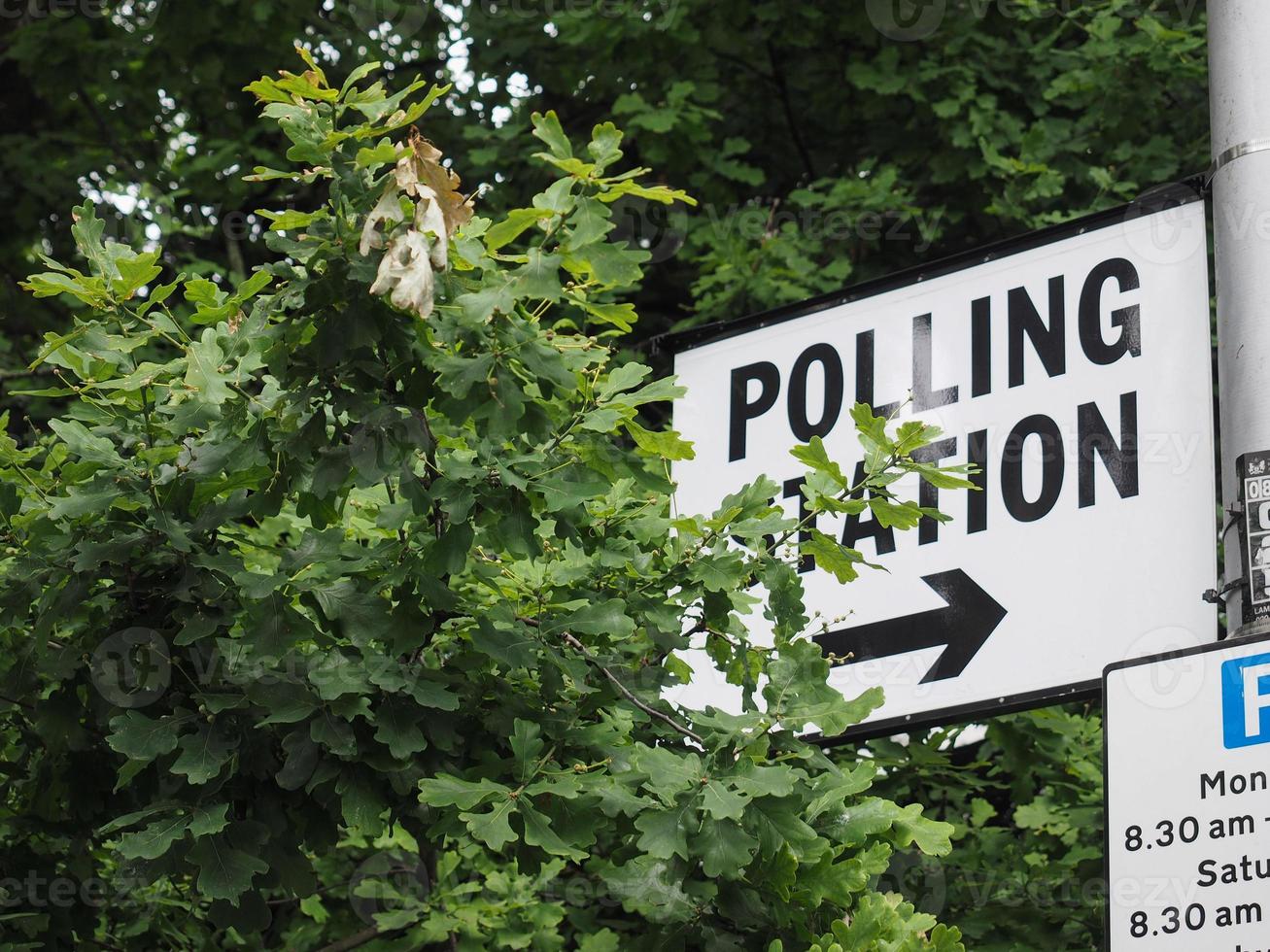 assembleia de voto em Londres foto