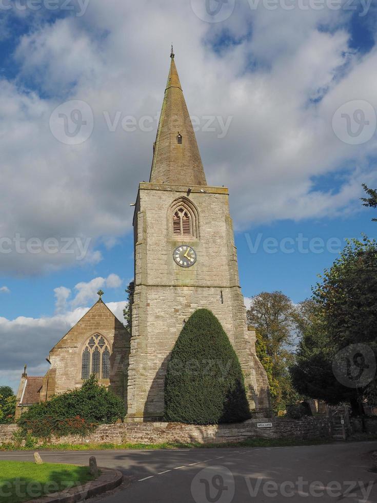 igreja de santa maria madalena em tanworth em arden foto