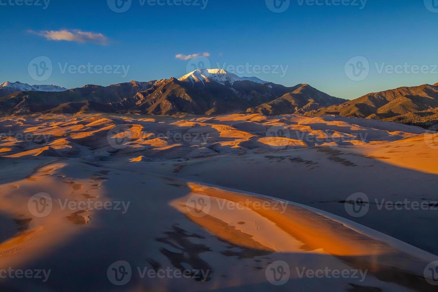 grande parque nacional de dunas de areia no colorado foto