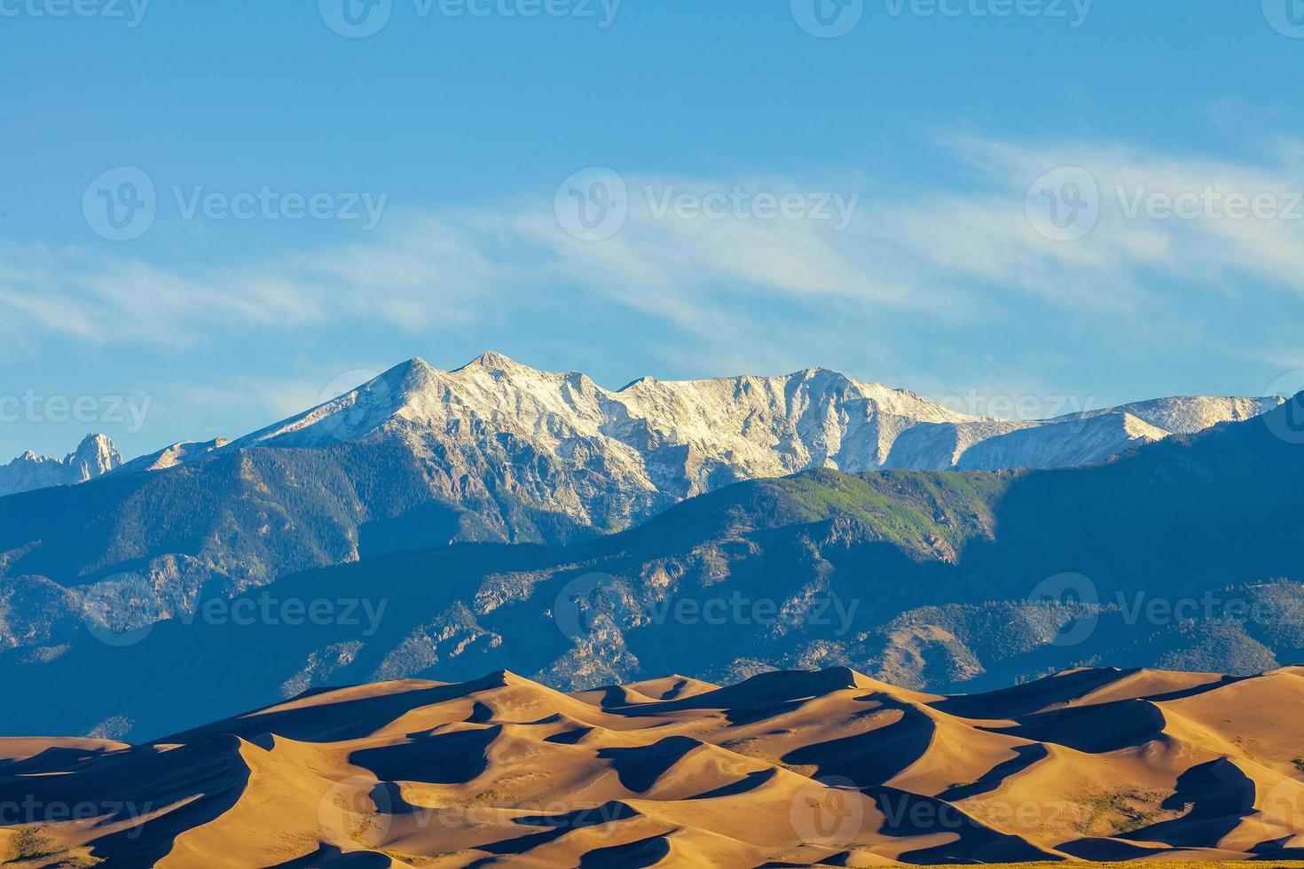 grande parque nacional de dunas de areia no colorado foto