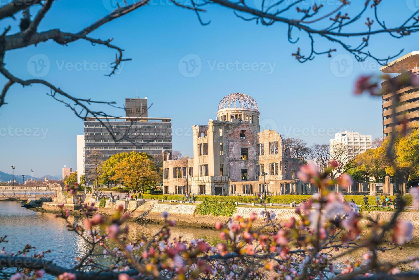 hiroshima japan. patrimônio mundial da unesco foto