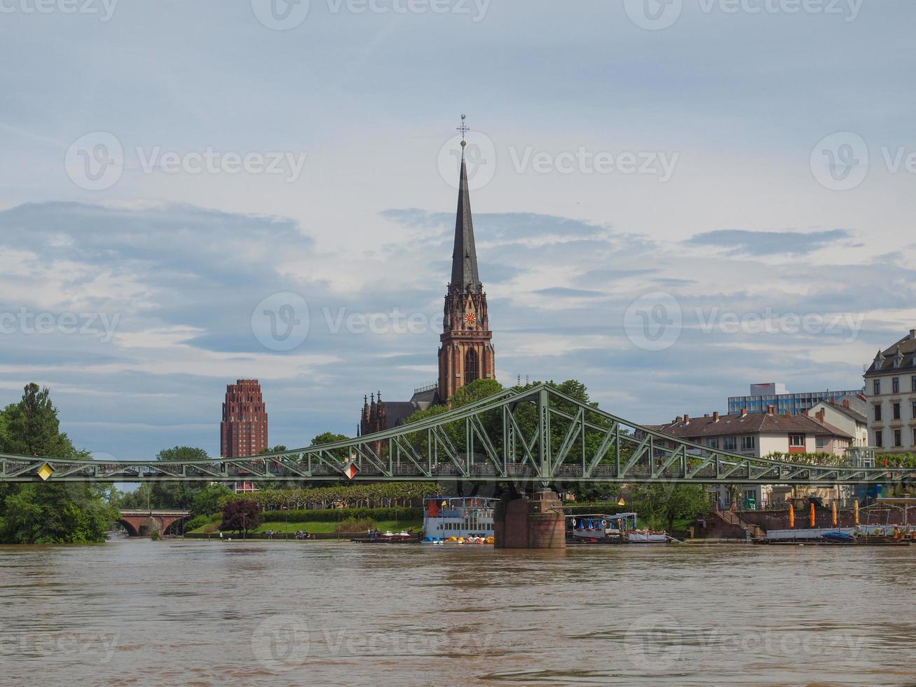 vista de frankfurt, alemanha foto