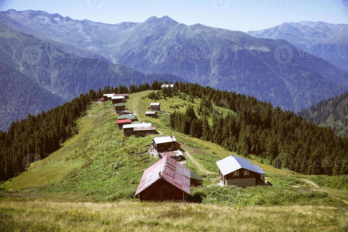 turquia, rize, planalto de pokut, paisagem natural foto