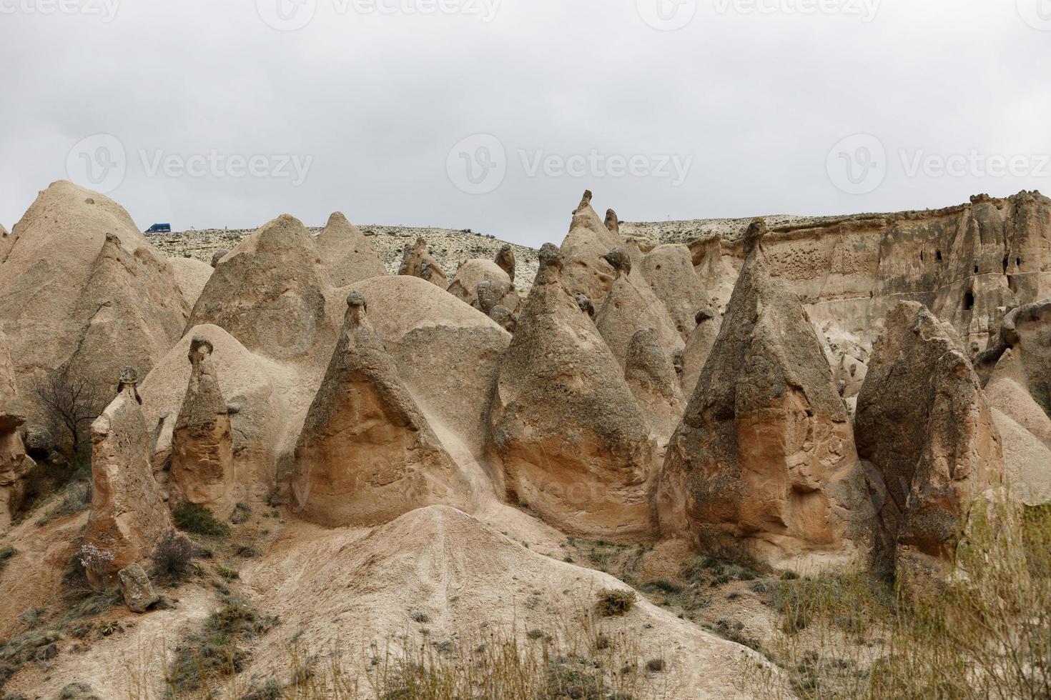 chaminés de fadas na capadócia, Turquia, paisagem de chaminés de fadas foto