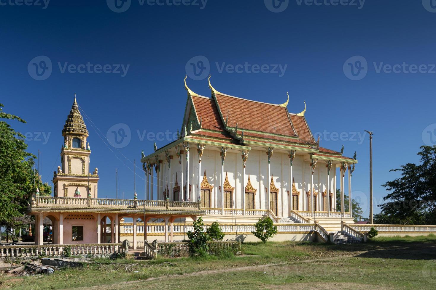 pagode wat svay andet, província de kandal, perto, phnom penh, camboja foto