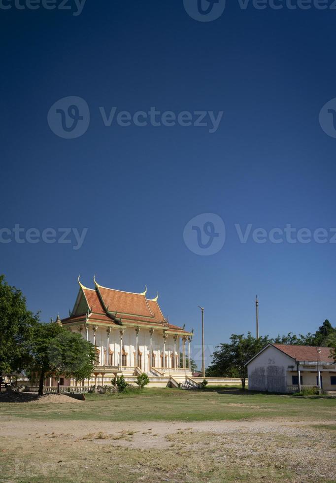 pagode wat svay andet, província de kandal, perto, phnom penh, camboja foto