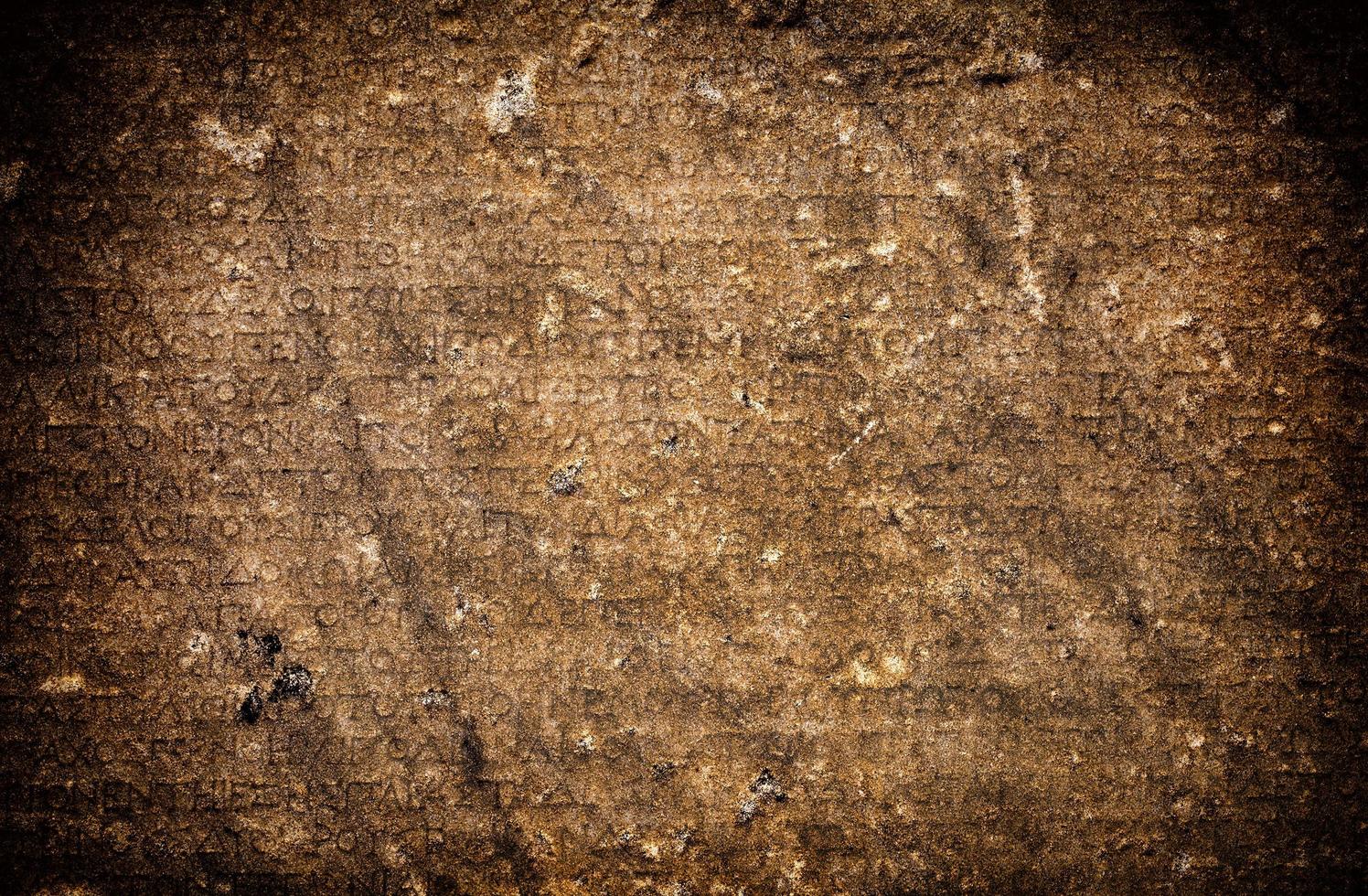 símbolos históricos assinam alfabetos do antigo Egito foto