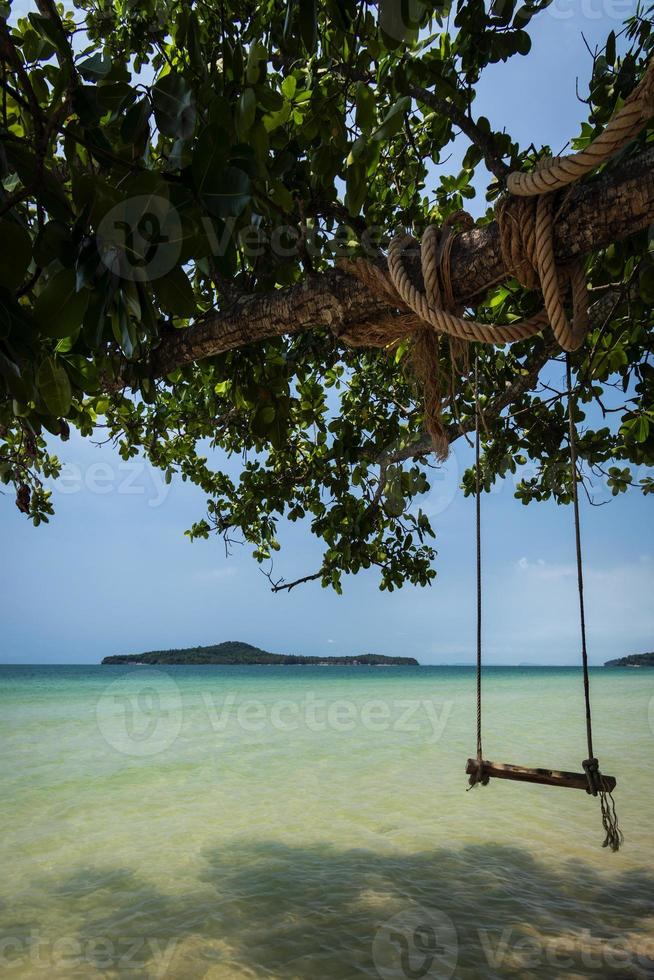 Long Beach na Ilha de Koh Ta Kiev, perto de Sihanoukville, Camboja foto