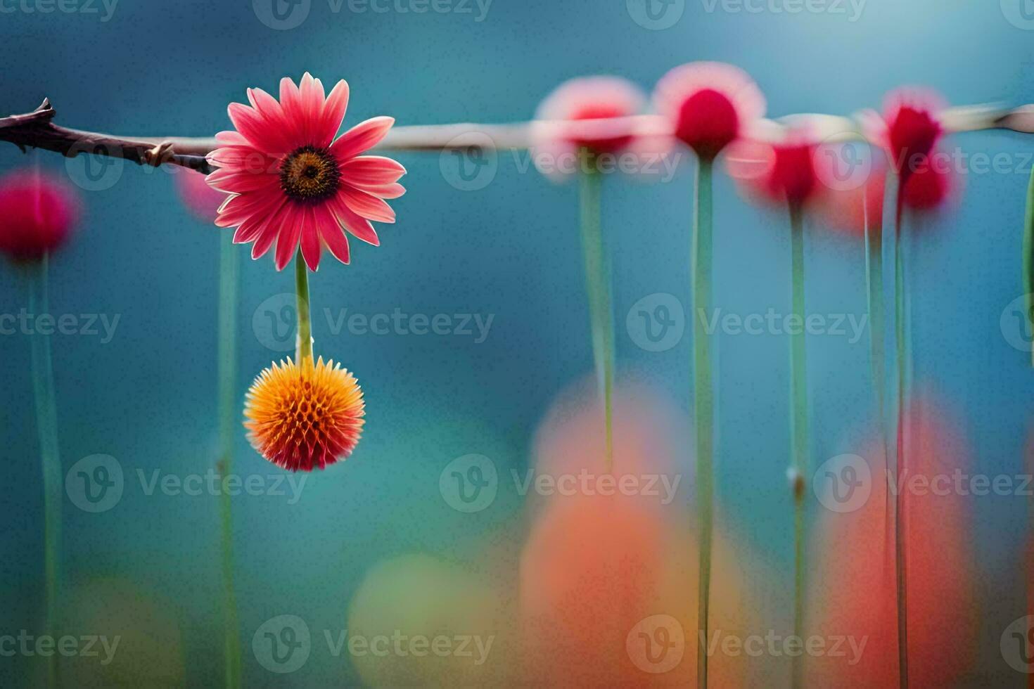 foto papel de parede a céu, flores, a céu, a céu, a céu, a céu,. gerado por IA