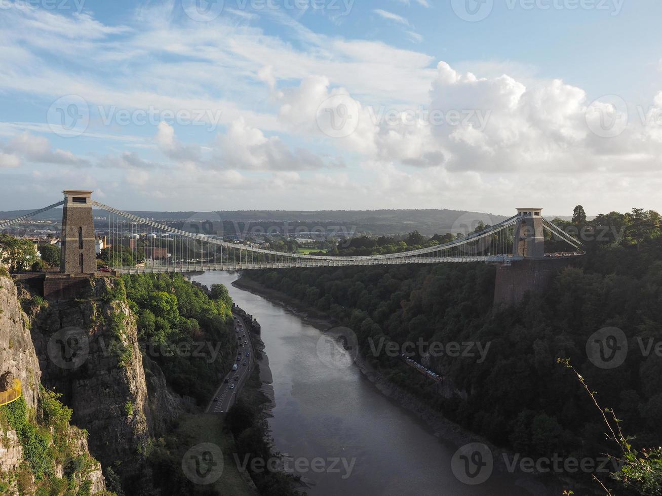 ponte suspensa de clifton em bristol foto