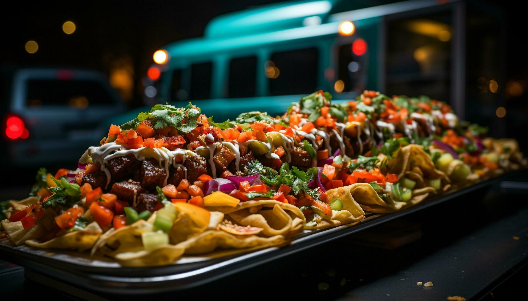 frescor e calor em a grade, uma gourmet carne festa gerado de ai foto