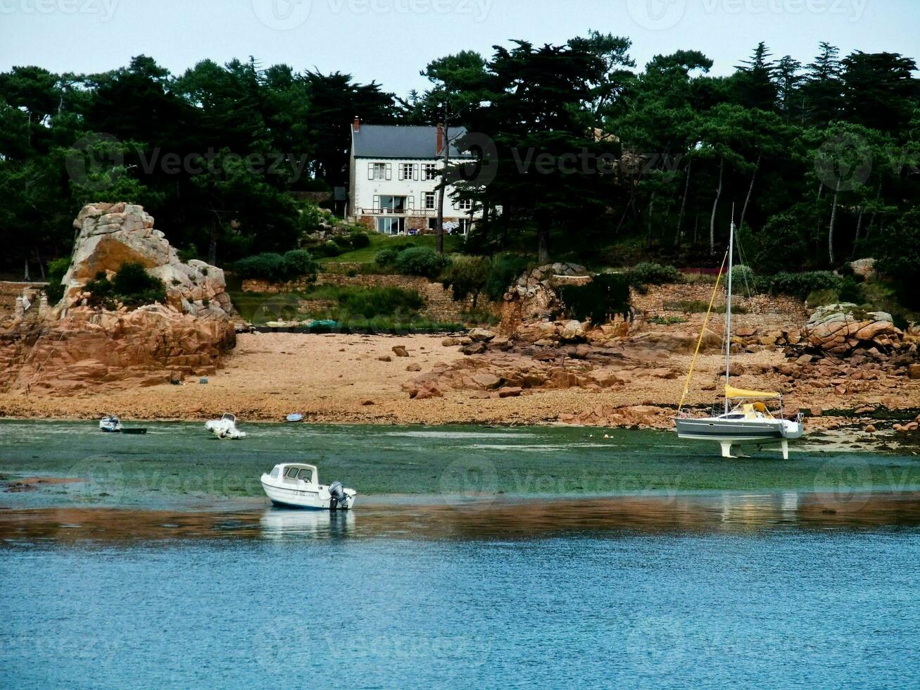 verão esplendor dentro ilha do brehat, cotes armadura, bretanha, França foto