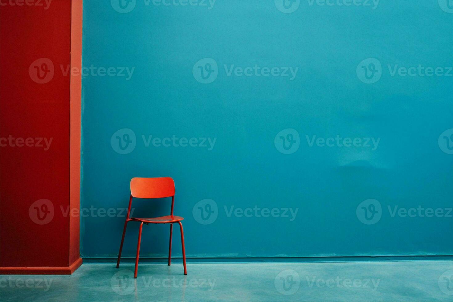 Projeto vermelho mobília chão moderno cadeira estilo o negócio ninguém parede estúdio interior quarto brilhante foto