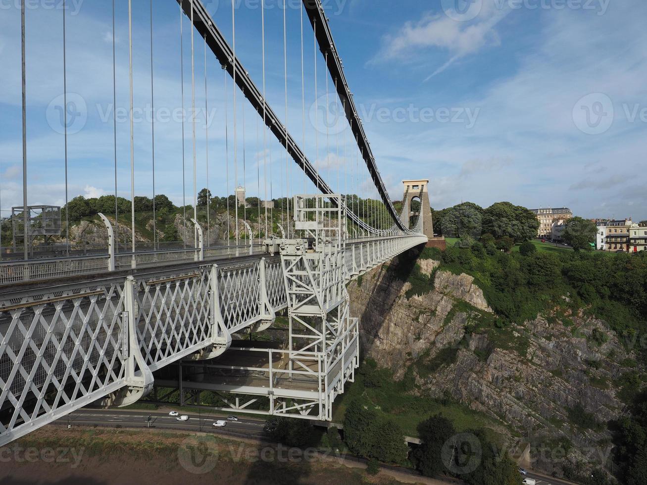 ponte suspensa de clifton em bristol foto