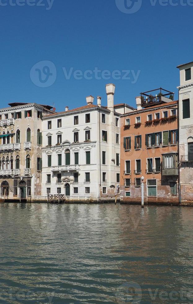 Canal Grande em Veneza foto