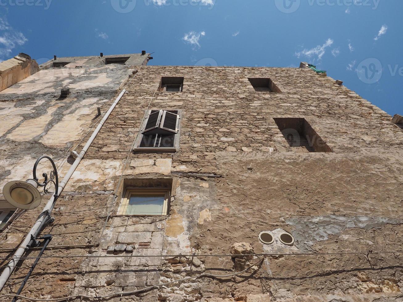 casteddu significa bairro do castelo em cagliari foto