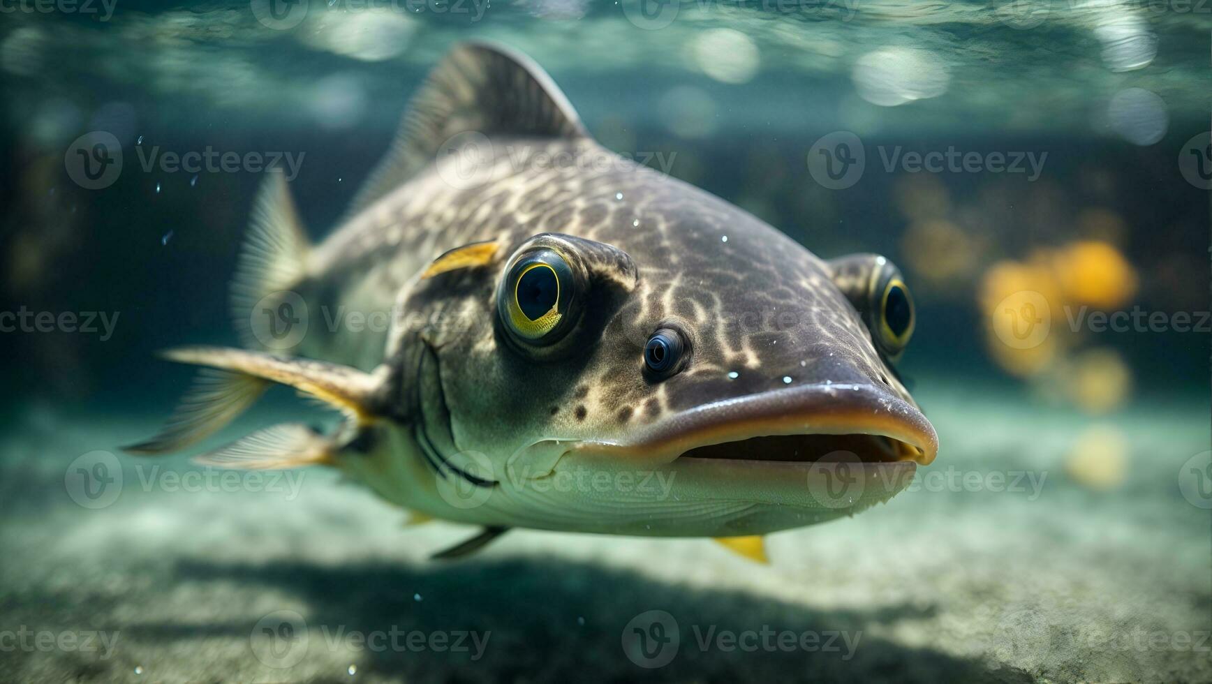 lindo multi cor mandarim peixe. ai gerado foto