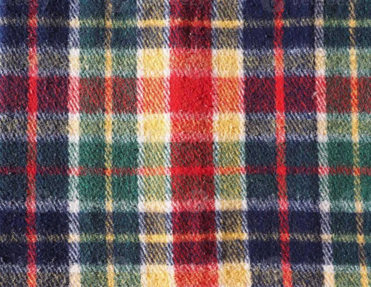 fundo de textura de tecido tartan foto