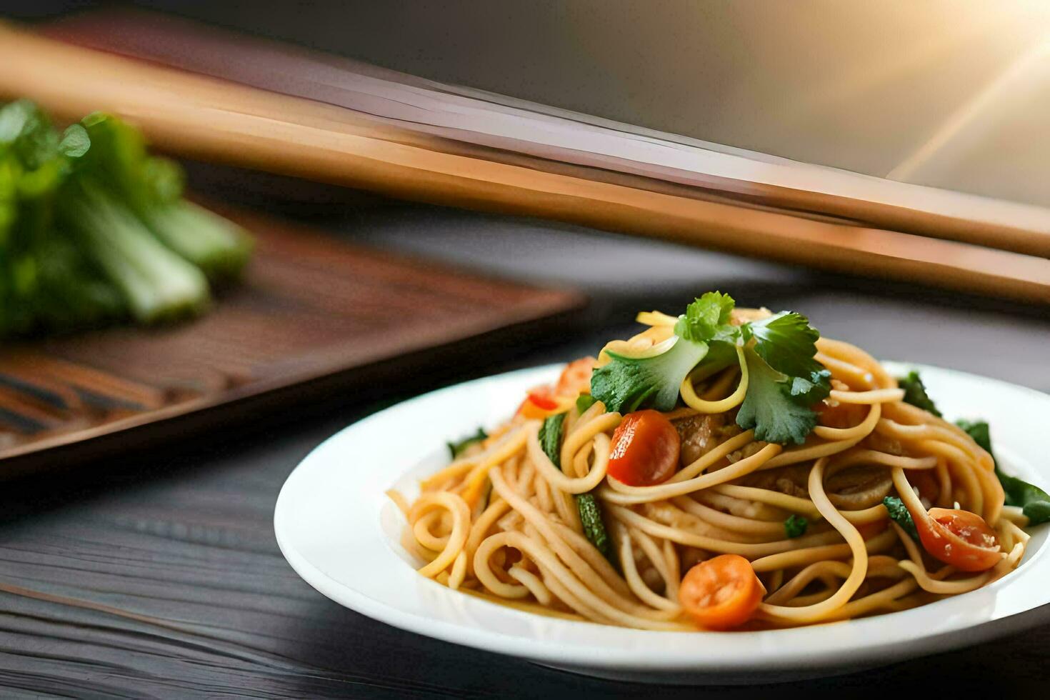 a melhor chinês Comida dentro a Reino Unido. gerado por IA foto