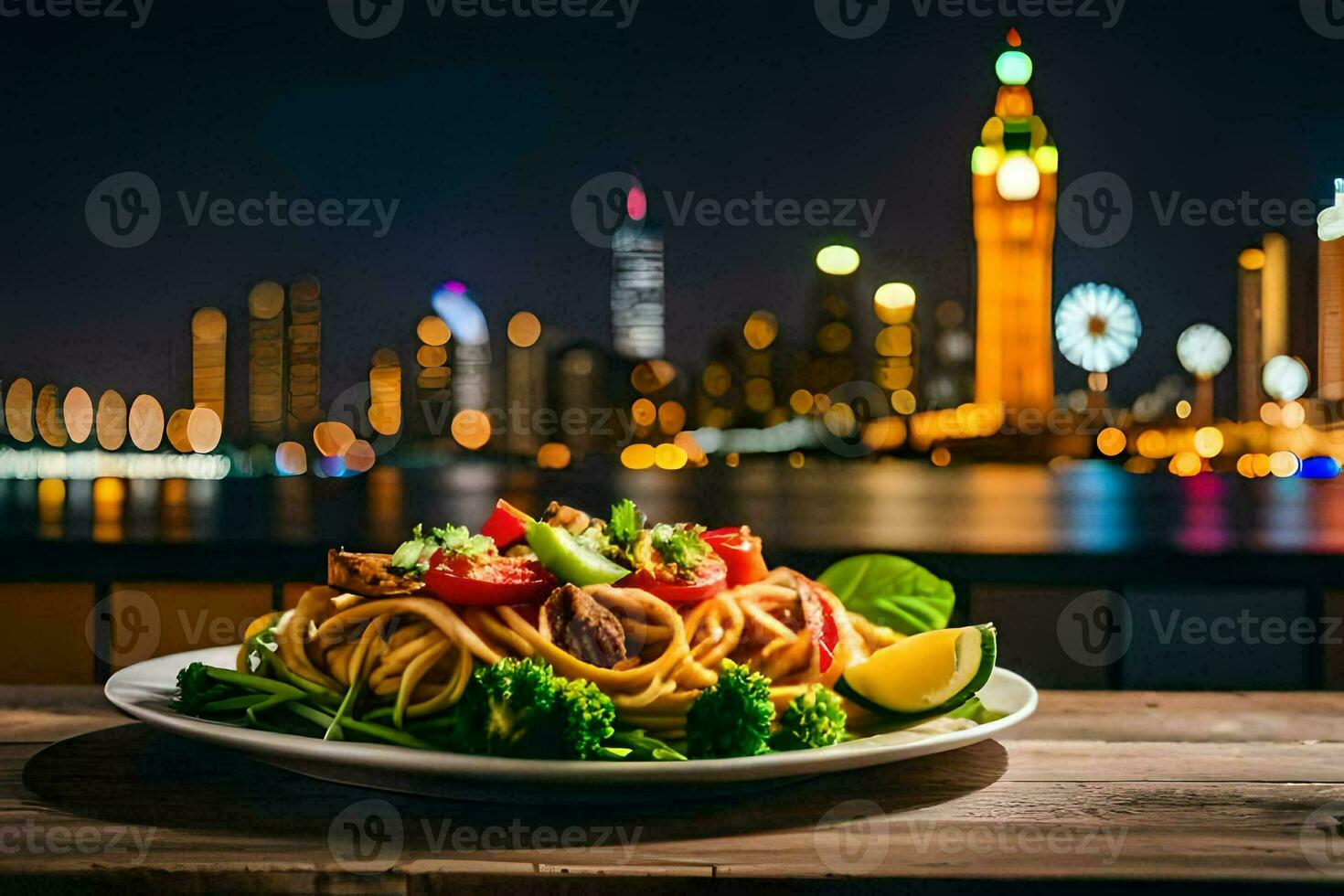 a melhor restaurantes dentro hong kong. gerado por IA foto