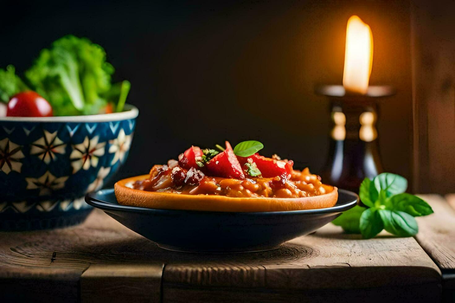 a Comida do a meio leste. gerado por IA foto