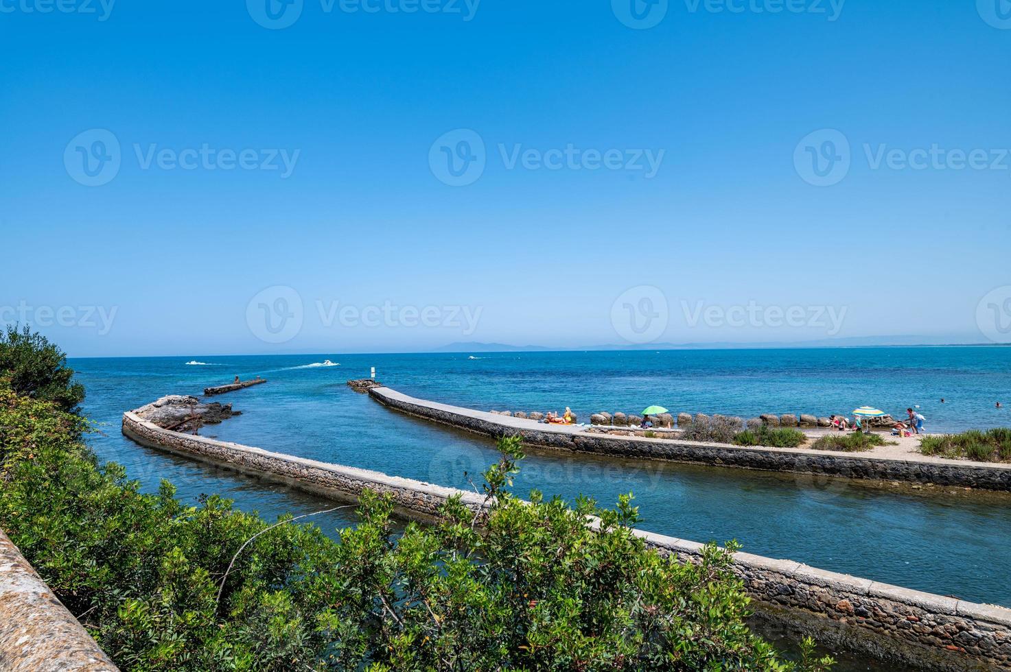 enseada em porto santo stefano foto