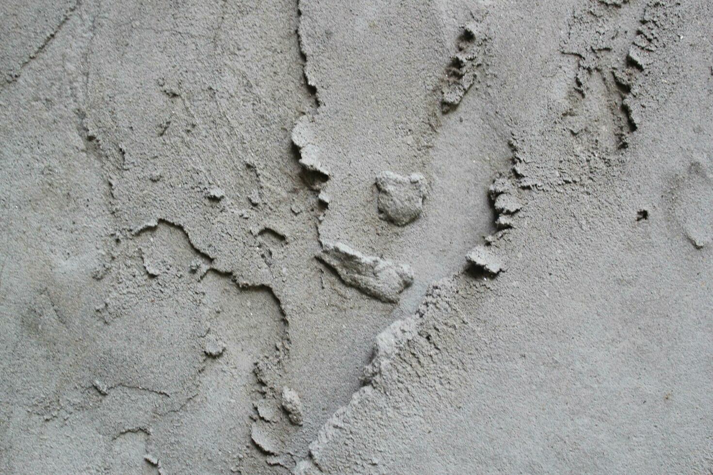 desigual cimento e areia parede textura fundo, sujo cimento parede superfície, rústico areia parede foto
