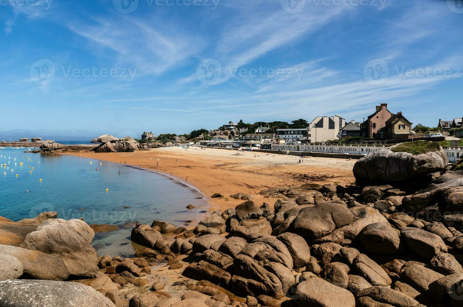 verão costeiro beleza dentro bretanha, França foto