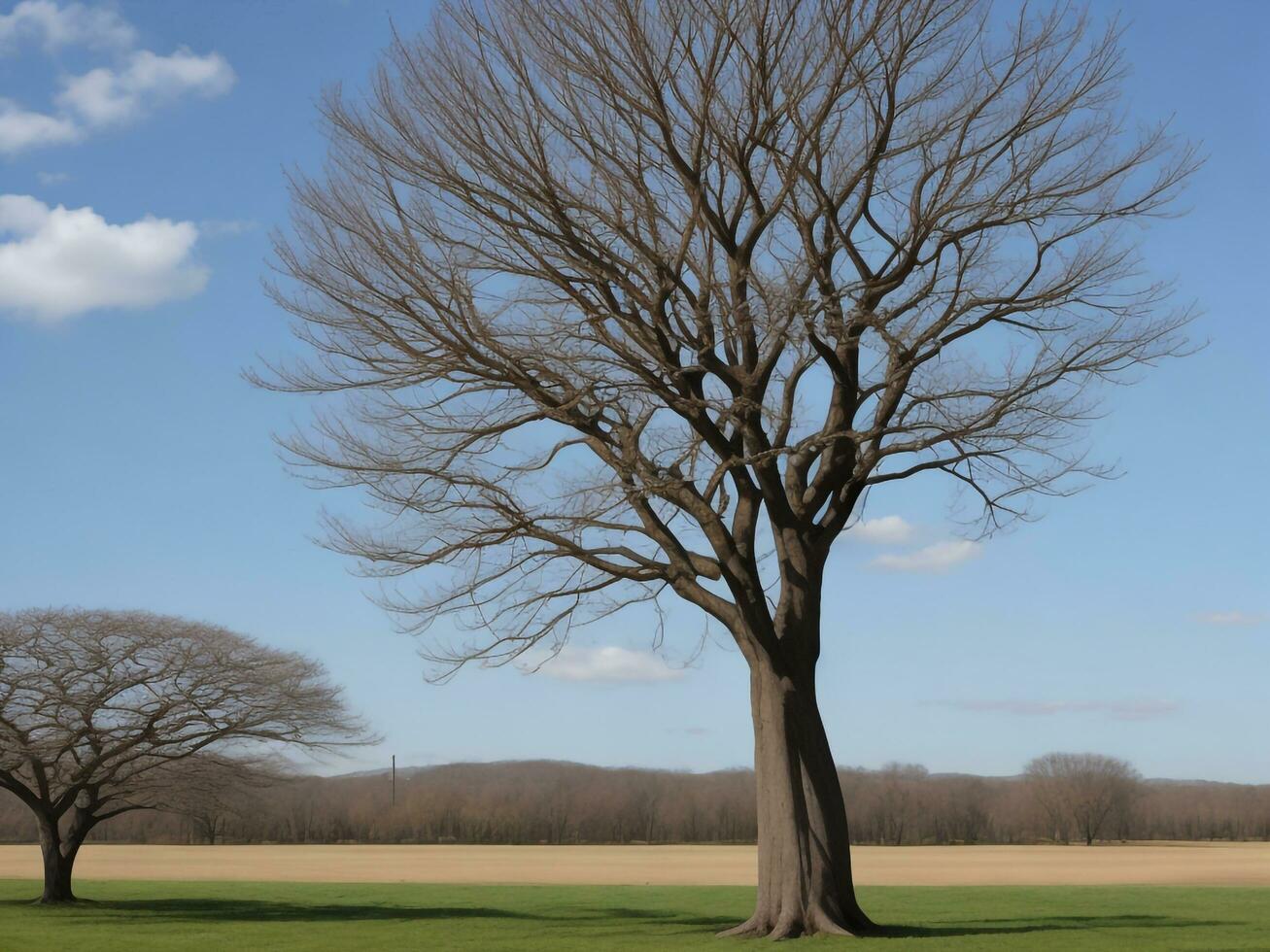 árvore lindo fechar acima imagem ai gerado foto