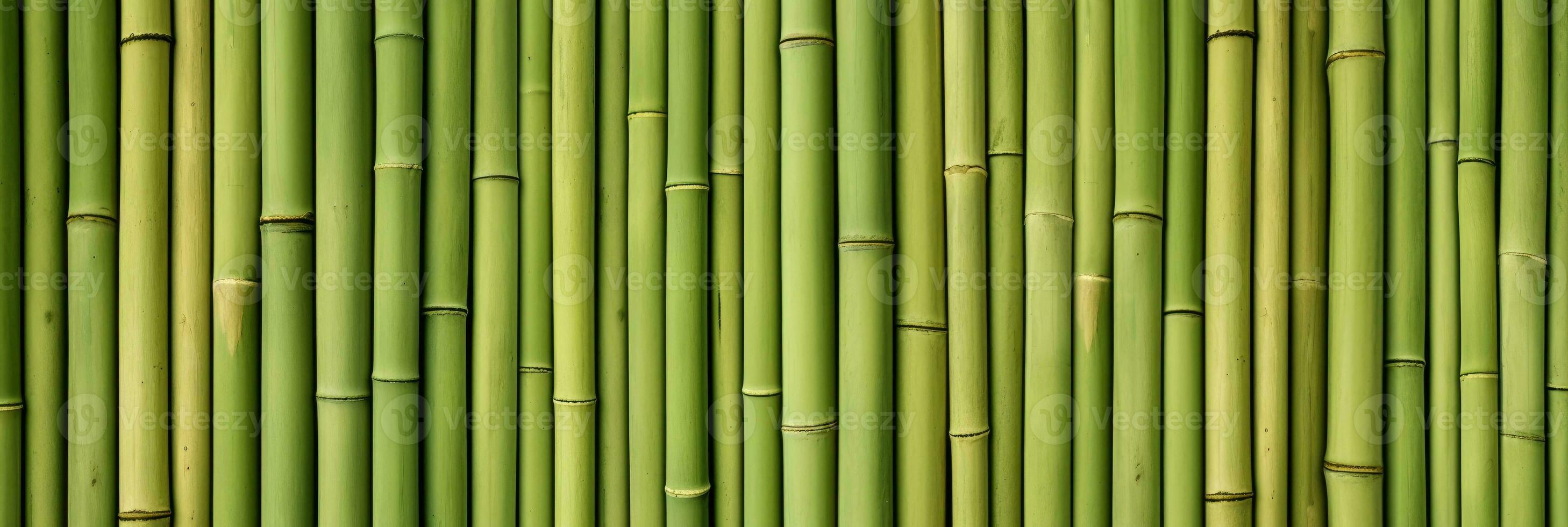 vertical verde bambu fundo textura. generativo ai foto