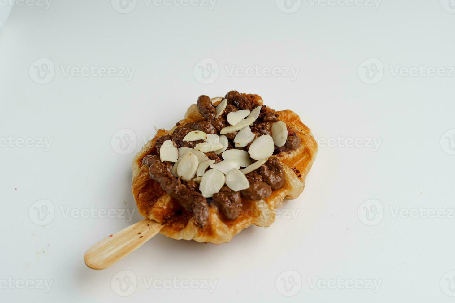 croissant waffle, crofle, para cardápio cafeteria, rua Comida foto