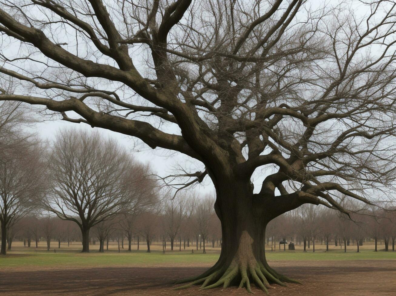 árvore lindo fechar acima imagem ai gerado foto