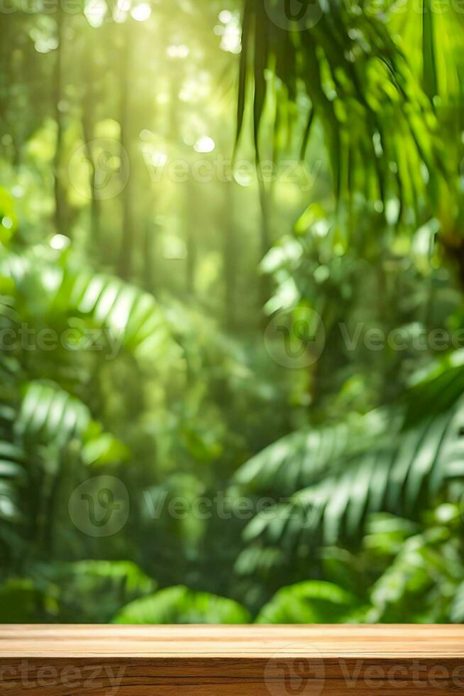 pacífico natureza mesa produtos exibição foto fundo