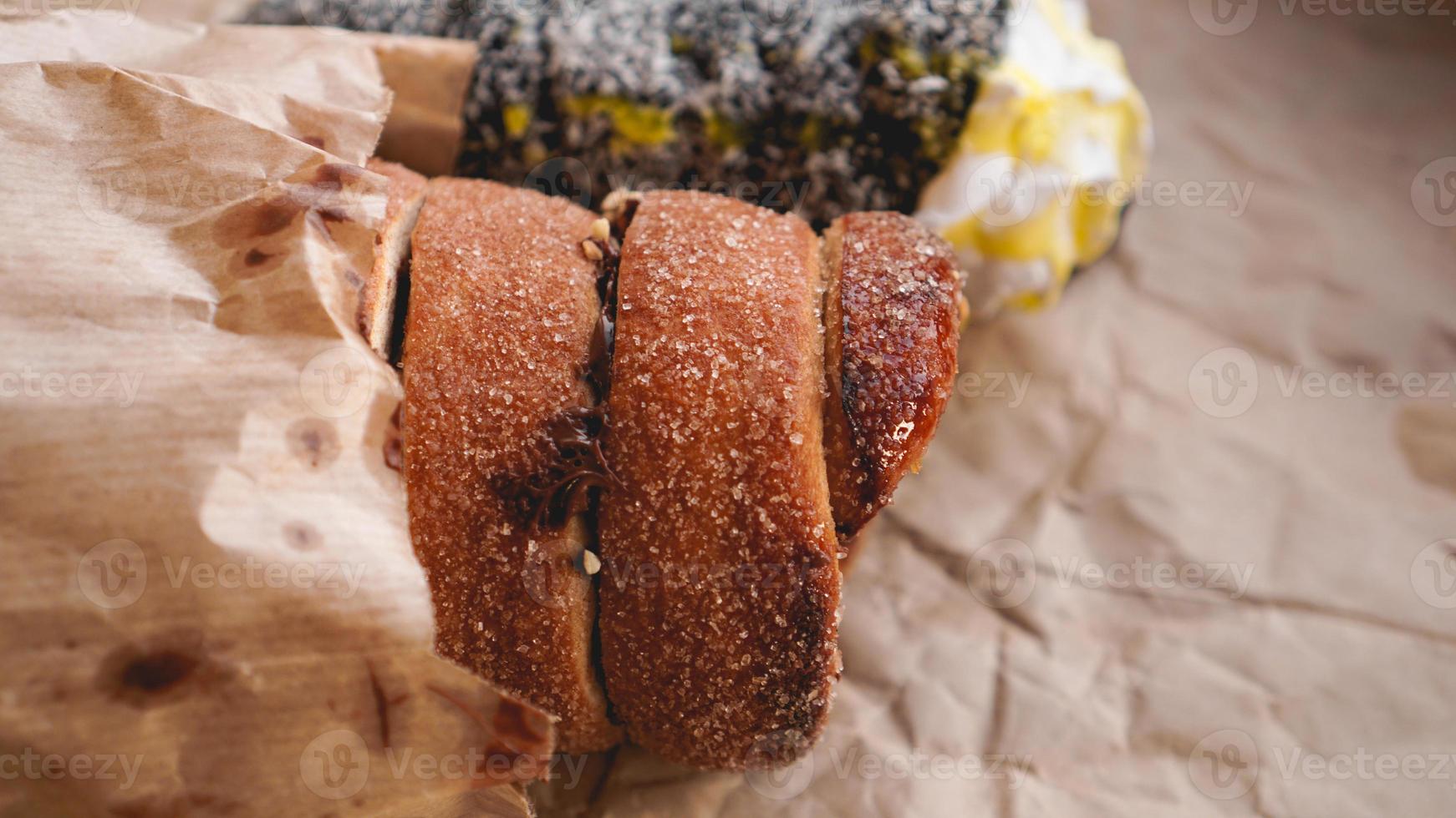 trdelnik - venda de pastelaria tradicional checa foto