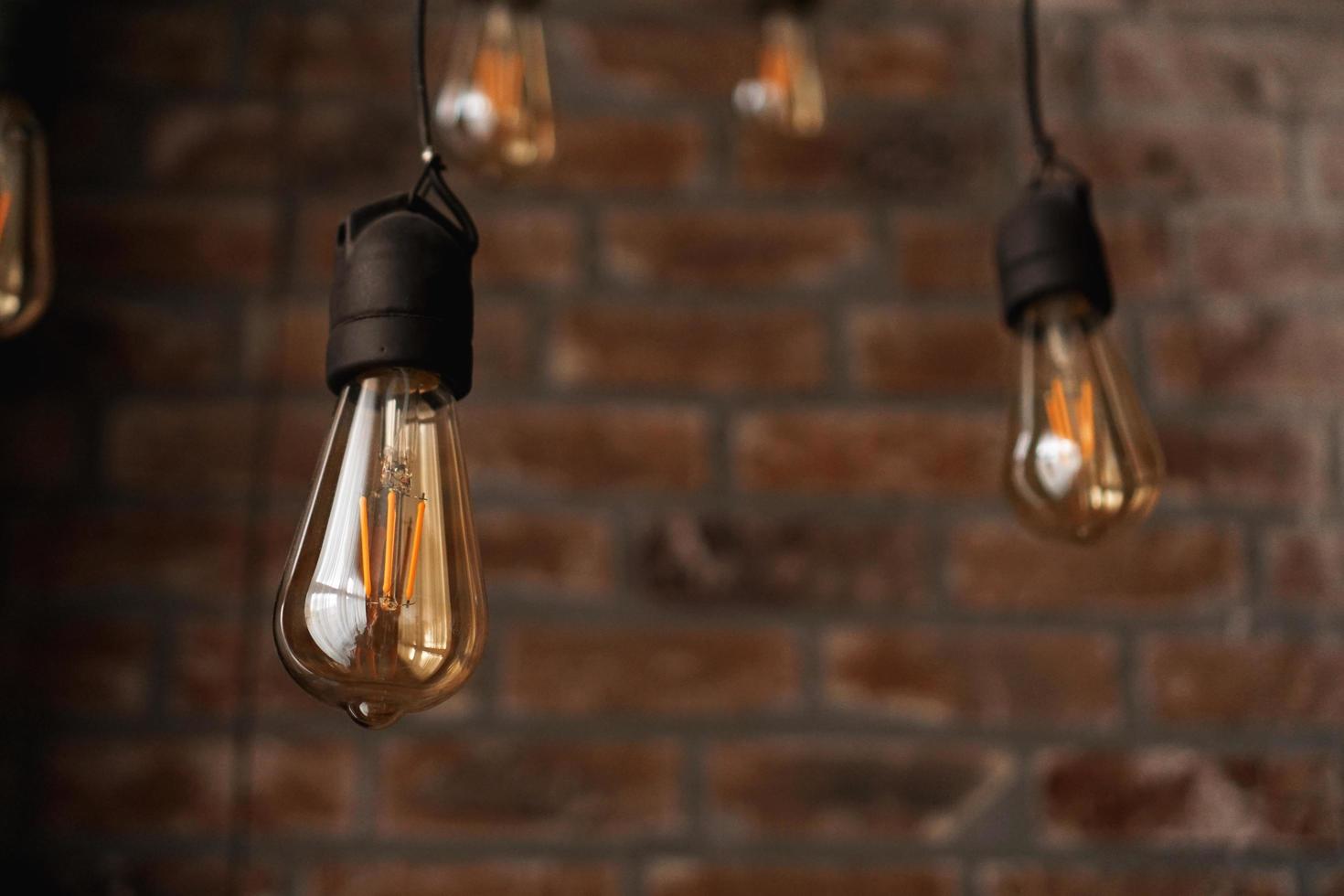 lâmpadas decorativas de tungstênio estilo edison antigo foto