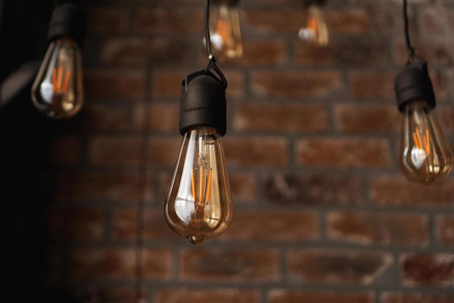 lâmpadas decorativas de tungstênio estilo edison antigo foto