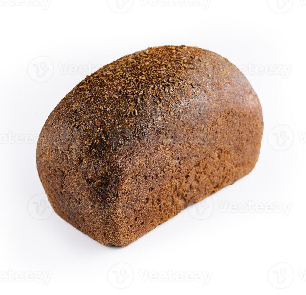 pão isolado em uma branco fundo foto
