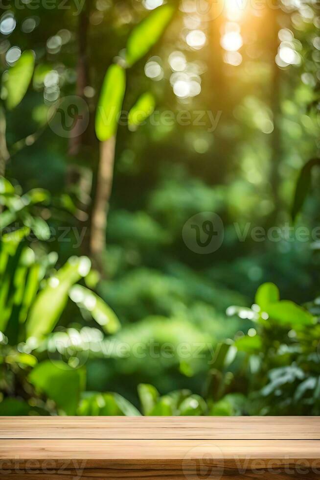 esvaziar natureza mesa produtos exibição foto fundo