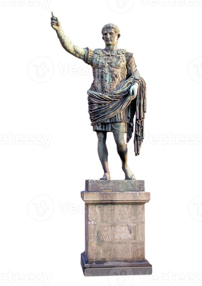 estátua romana em turin, itália foto