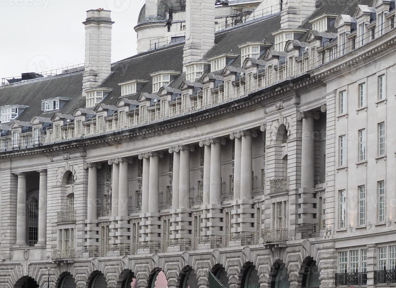 Regent Street Crescent em Londres foto