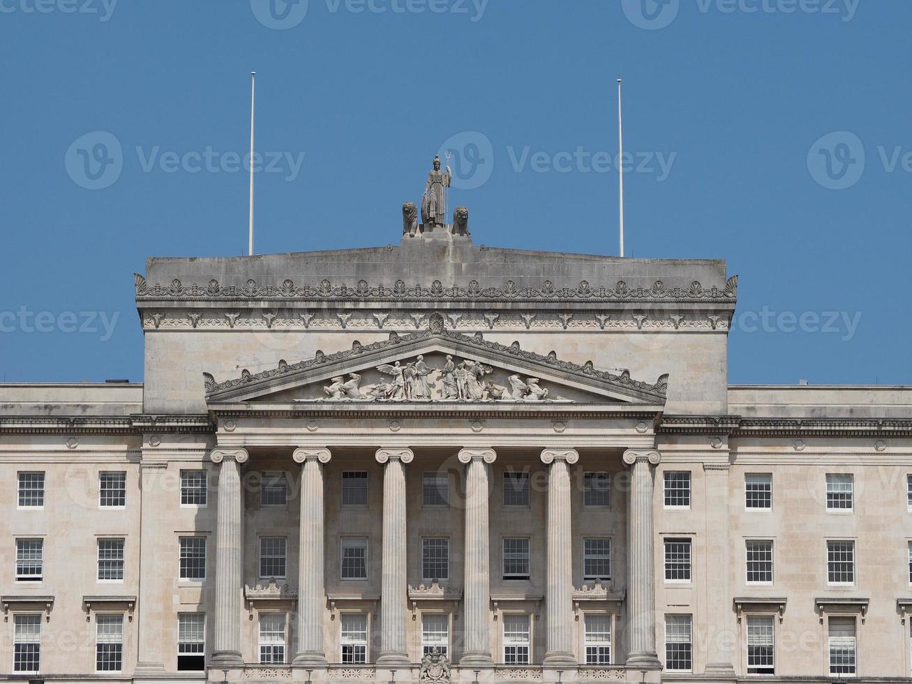 edifícios do parlamento de Stormont em Belfast foto