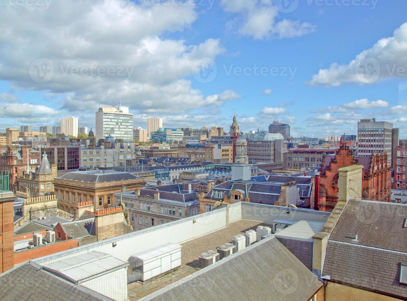 vista de glasgow, escócia foto