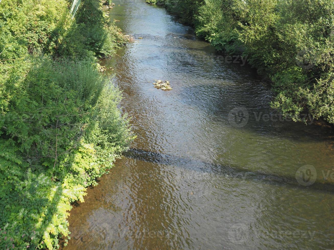 River Wupper em Wuppertal foto