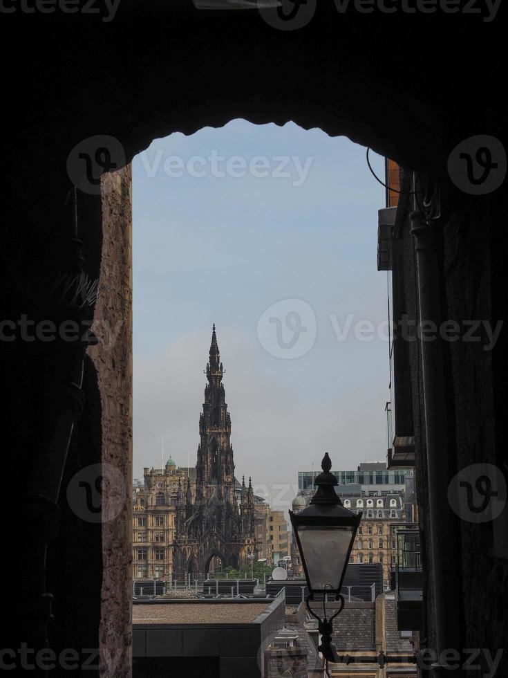 vista da cidade de edimburgo foto