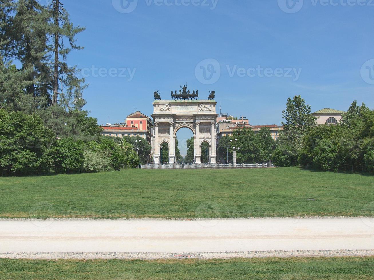 arco della pace, milão foto