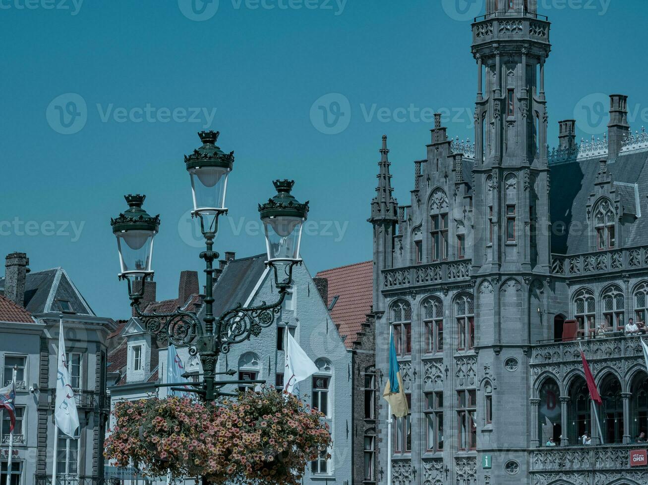 a cidade do Bruges dentro Bélgica foto