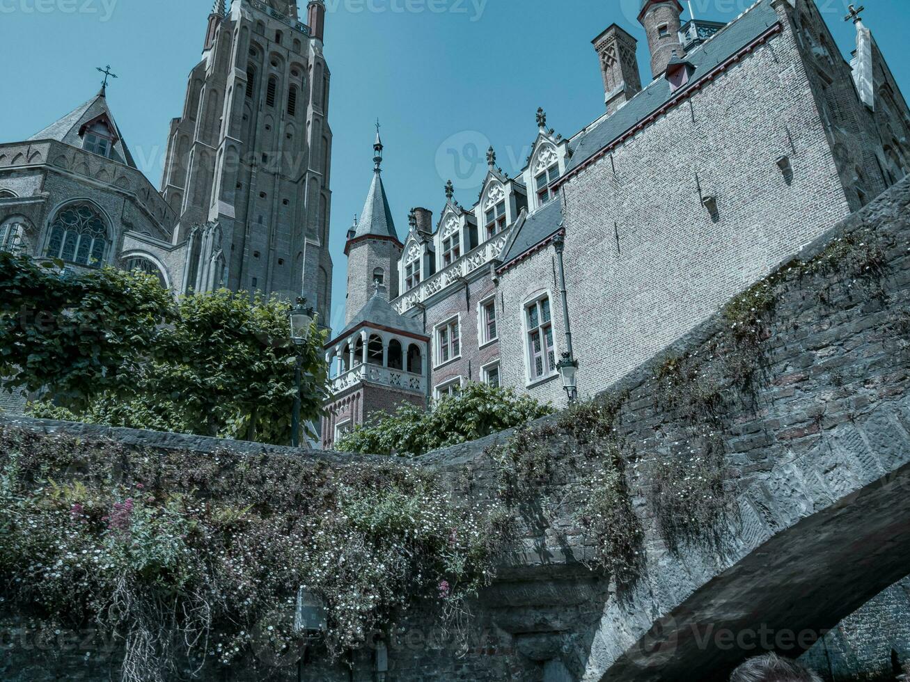 a velho cidade do Bruges dentro Bélgica foto