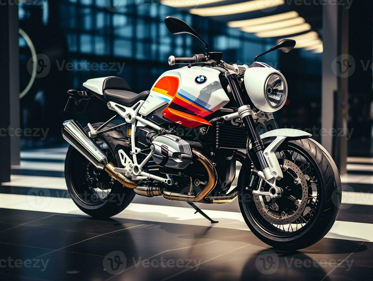 BMW r noventa exibição. generativo ai foto