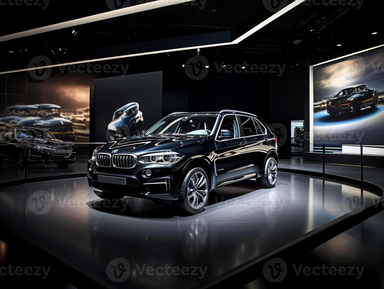 BMW x5 exibição. generativo ai foto