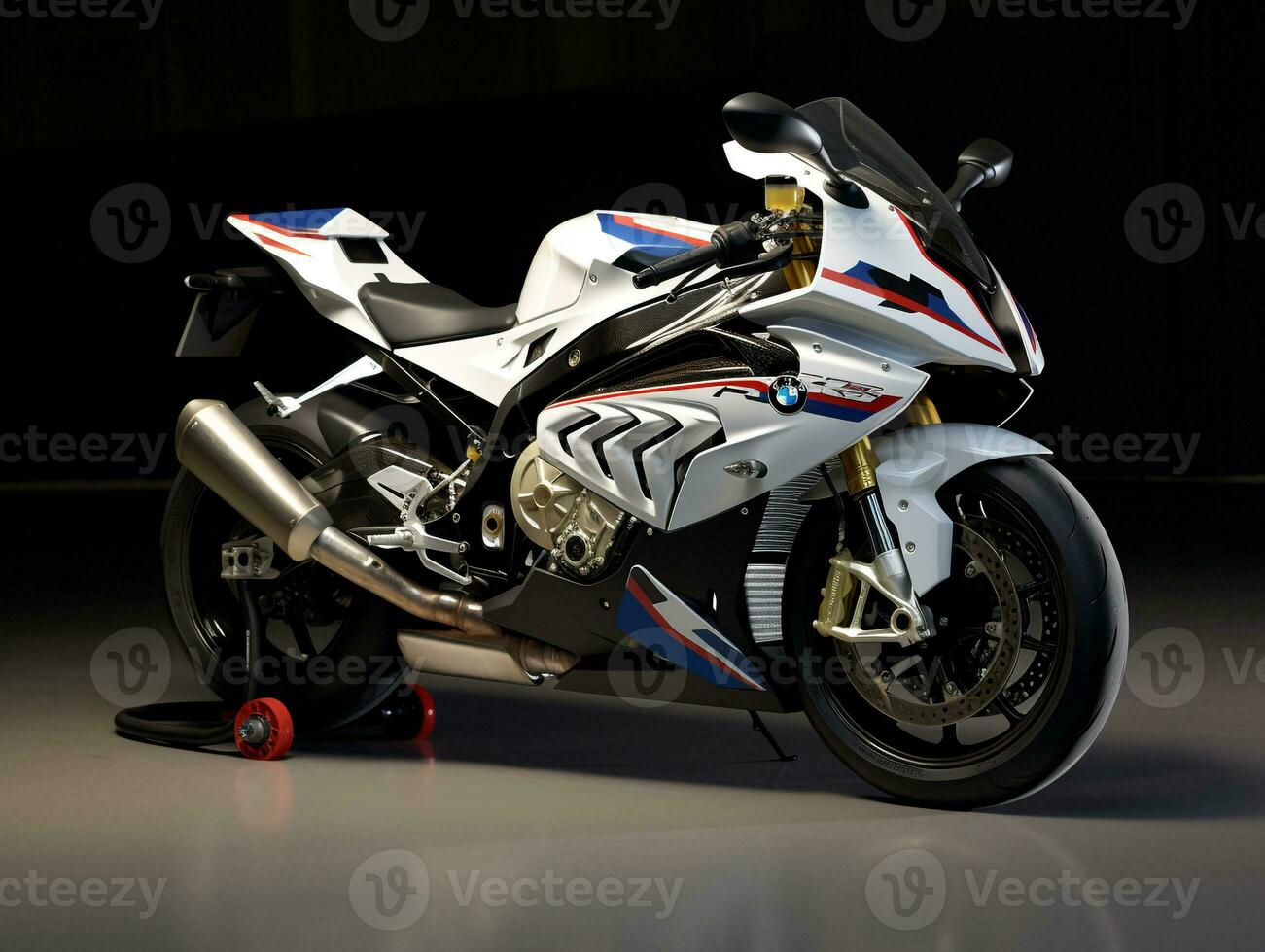 BMW s 1000 rr exibição. generativo ai foto